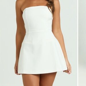 ISO ShowPo Benson Playsuit White Strapless Dress Size 2 or 4